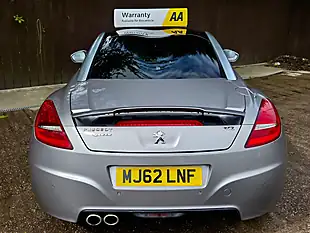 Used 2012 Peugeot Rcz GT Grey - Interior and Exterior details 8