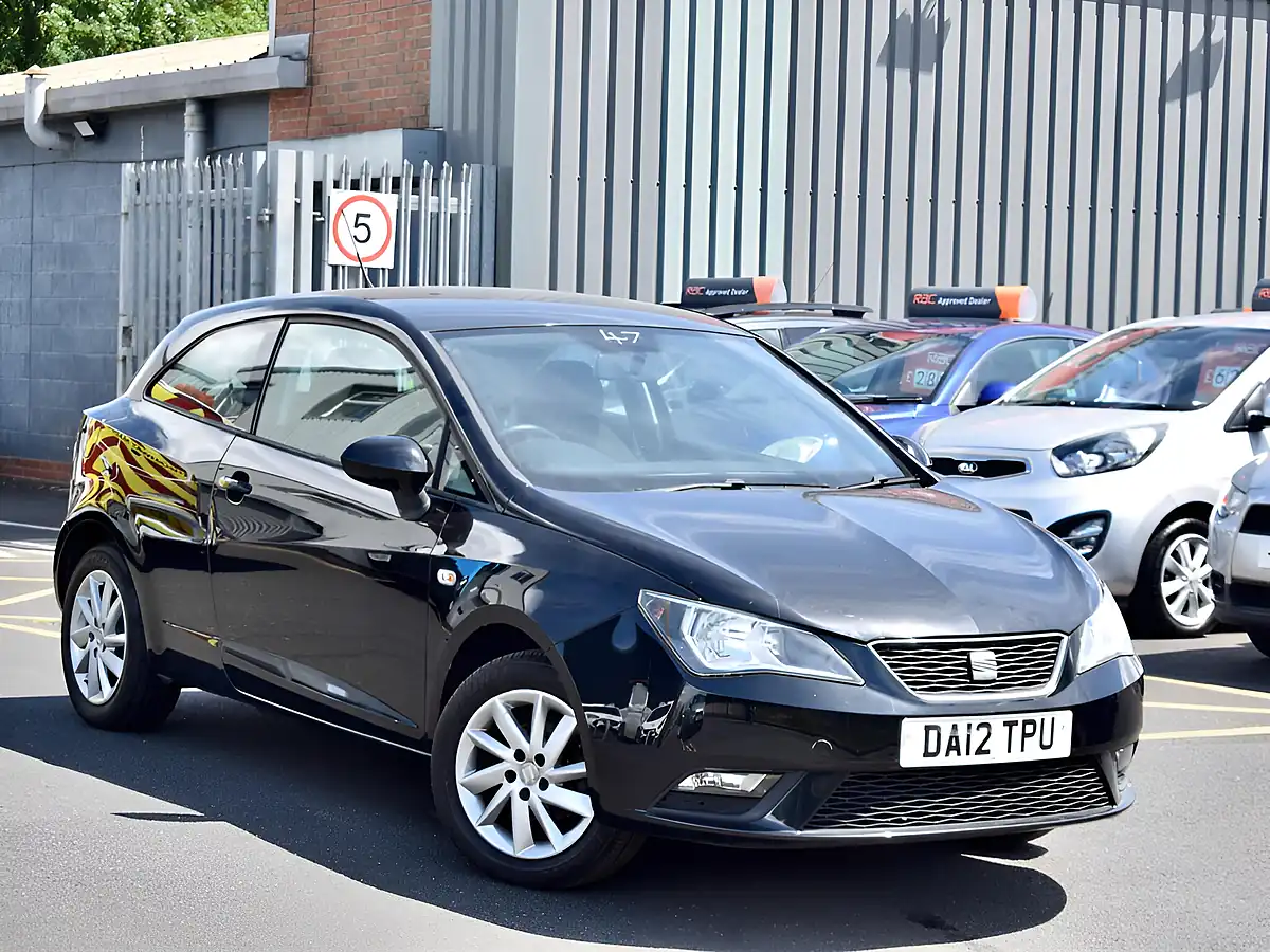 Used 2012 SEAT Ibiza Se Sport Coupe Black - Front View
