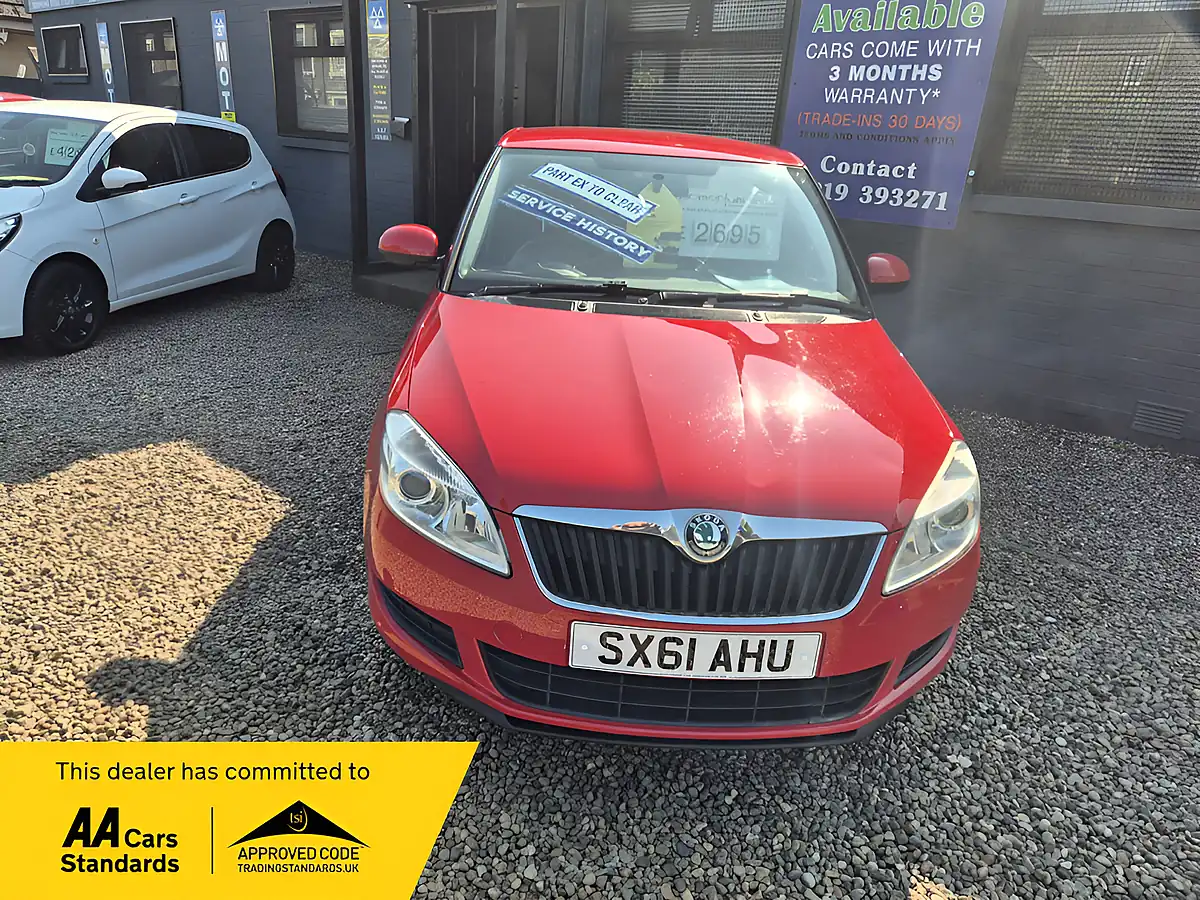 Used 2012 Skoda Fabia Se Red - Front View