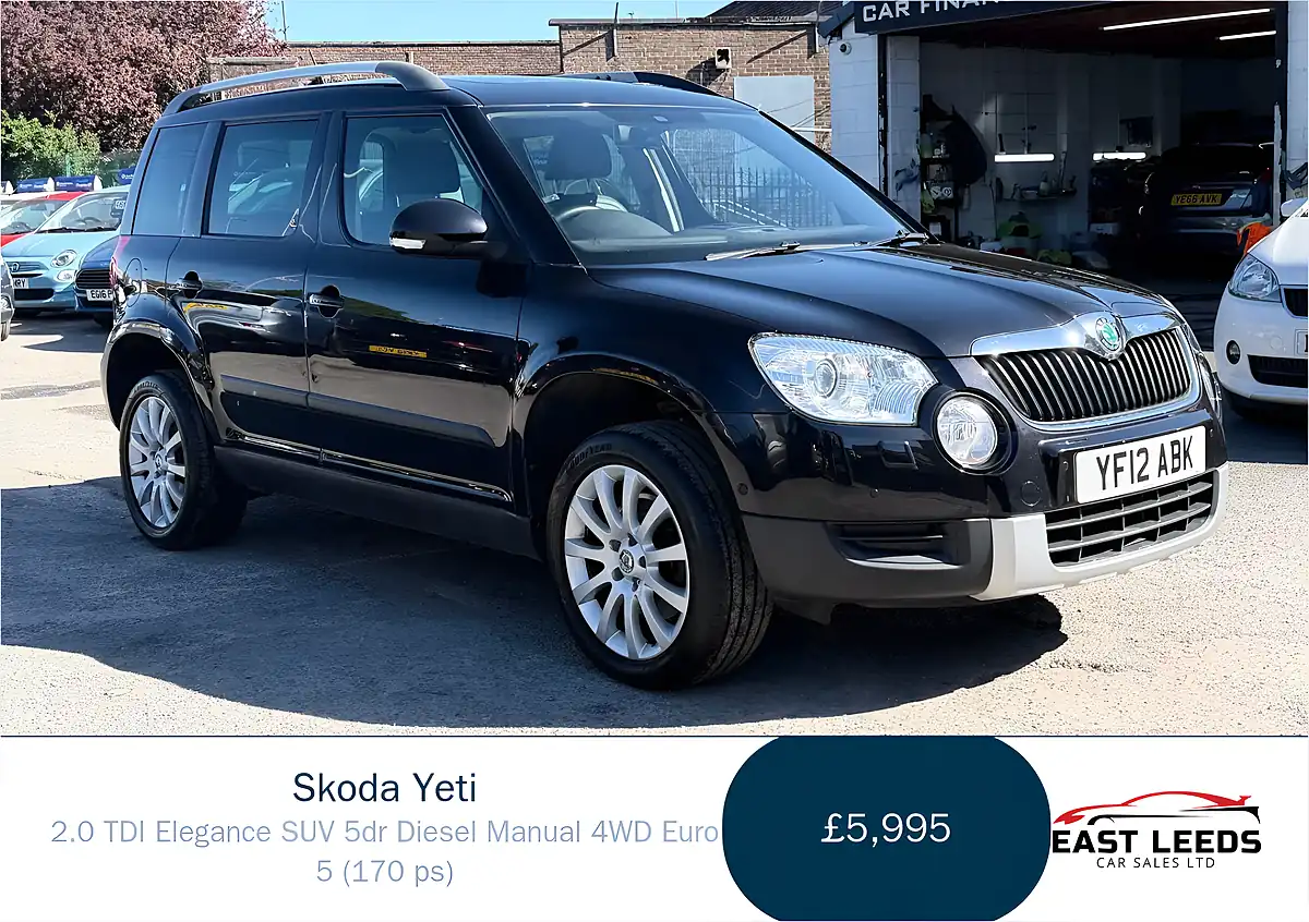 Used 2012 Skoda Yeti Elegance Black - Front View