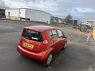 Used 2012 Suzuki Splash SZ3 Orange - Interior and Exterior details 4