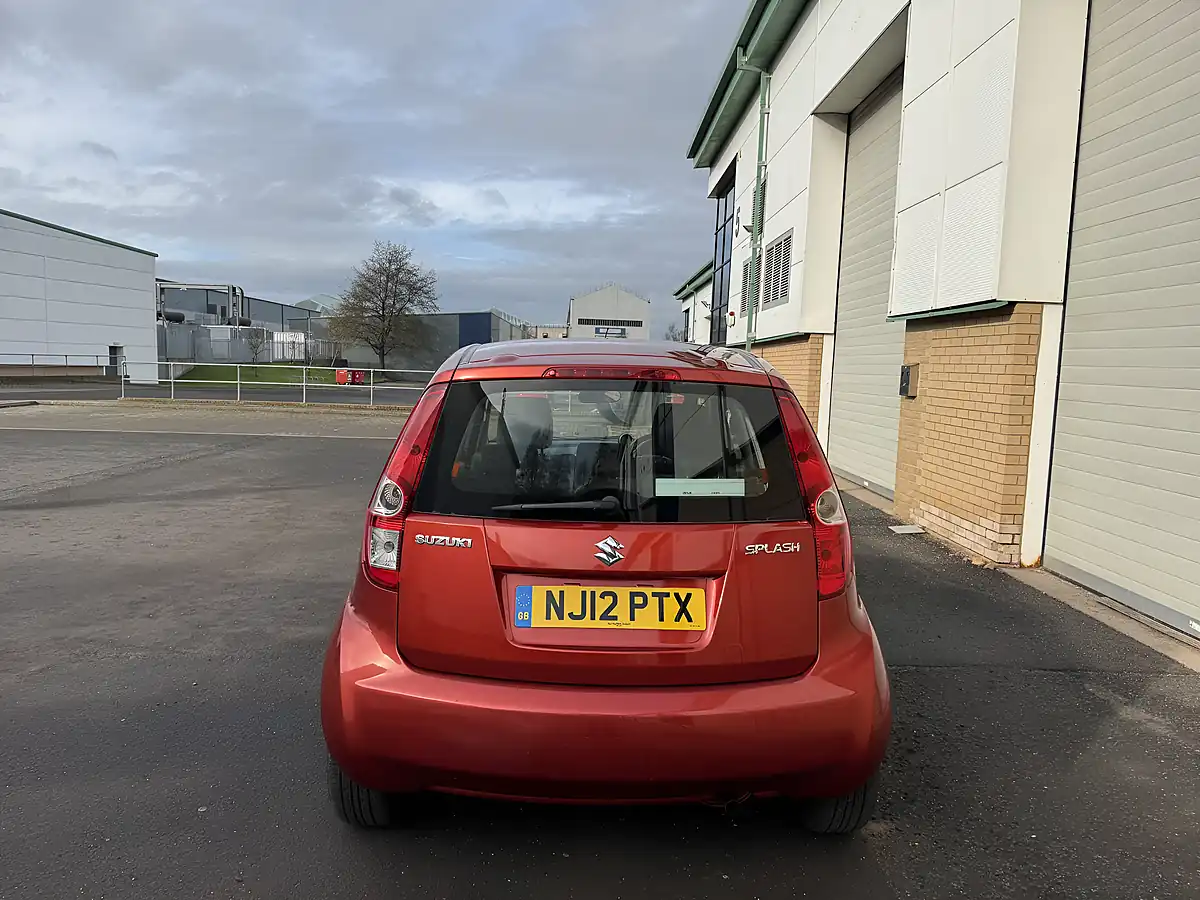 Used 2012 Suzuki Splash SZ3 Orange - Interior and Exterior details 5