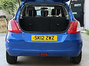 Used 2012 Suzuki Swift SZ3 Blue - Interior and Exterior details 10