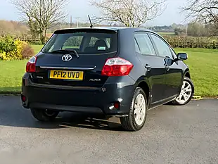 Used 2012 Toyota Auris Colour Collection Grey - Interior and Exterior details 5