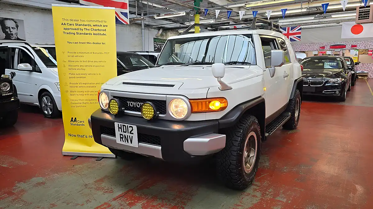 Used 2012 Toyota Fj Cruiser Factory Off Road Pack Trd Alloys White - Interior and Exterior details 2