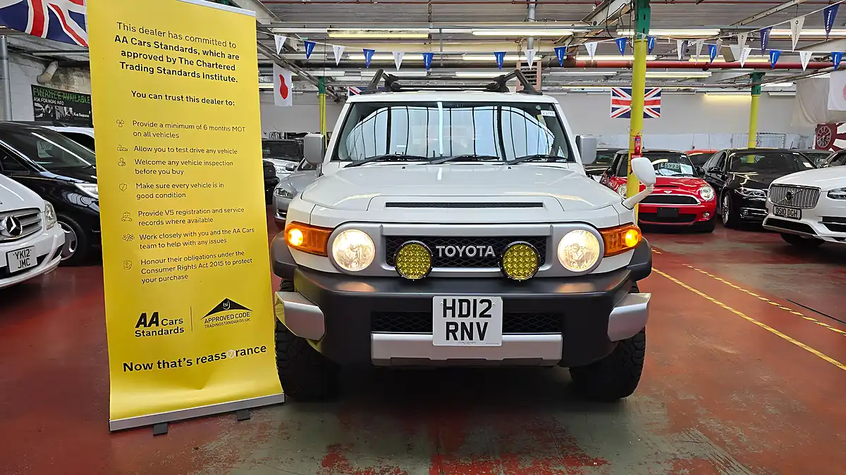 Used 2012 Toyota Fj Cruiser Factory Off Road Pack Trd Alloys White - Interior and Exterior details 3