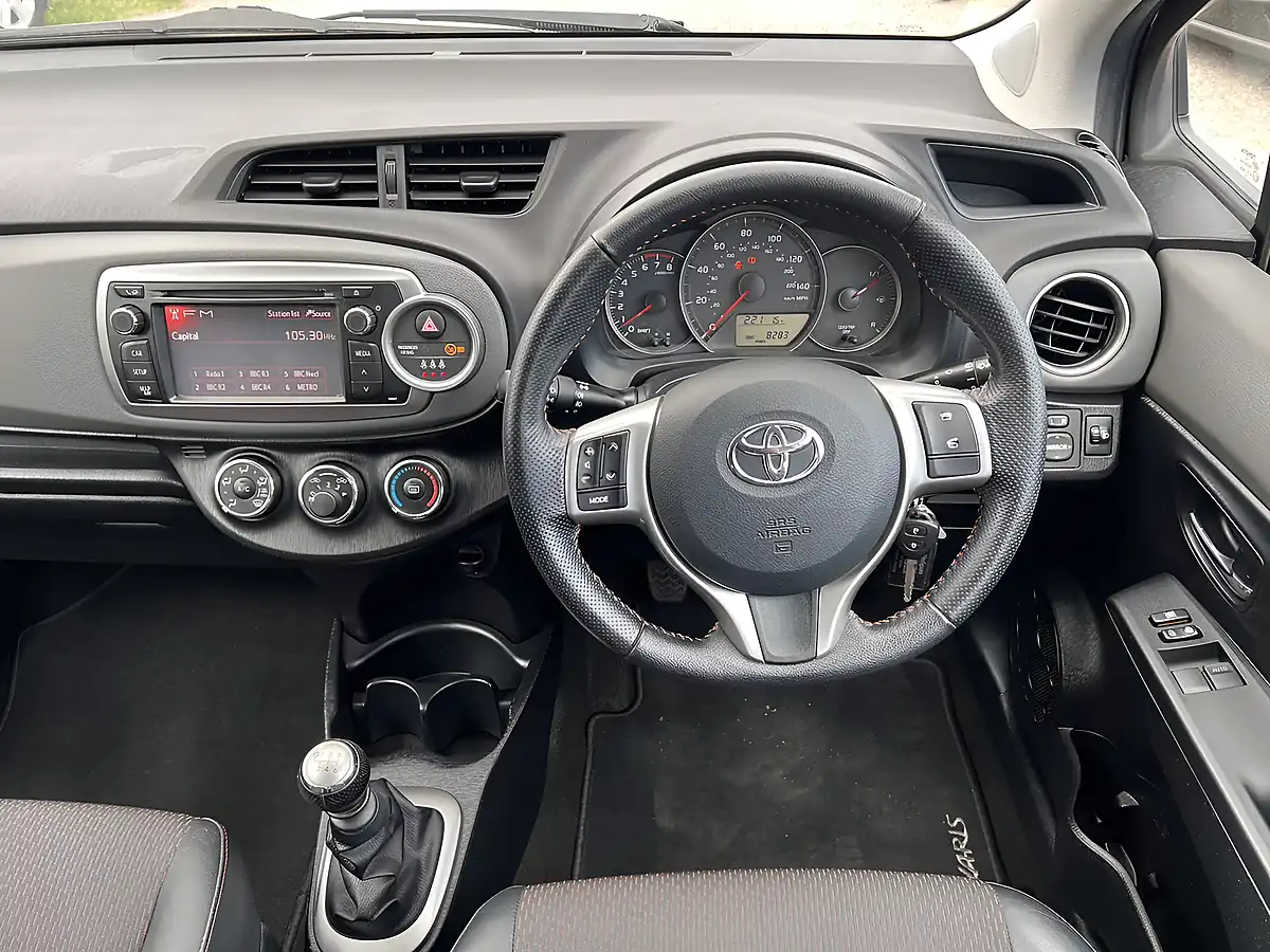 Used 2012 Toyota Yaris Sr Eclipse Black Met - Interior and Exterior details 11
