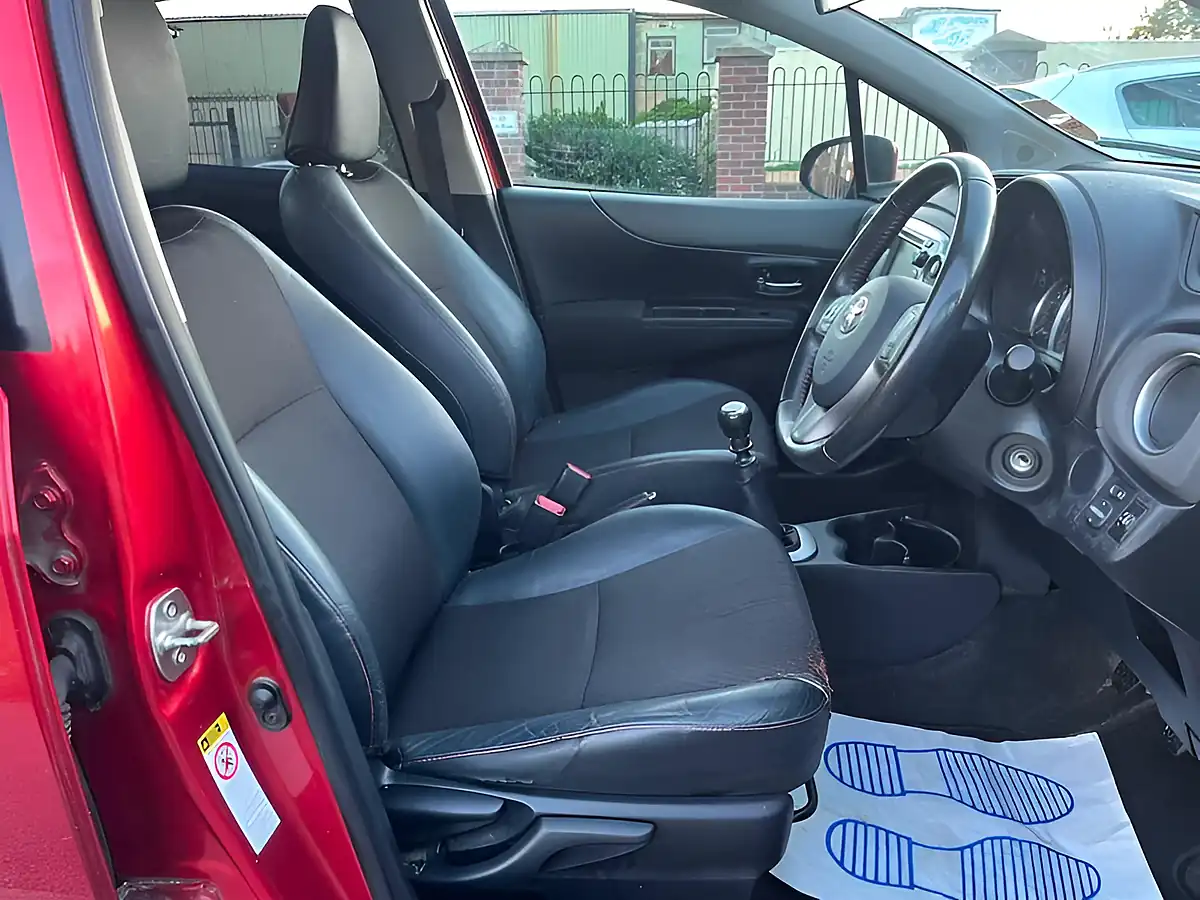 Used 2012 Toyota Yaris Sr Red - Interior and Exterior details 11