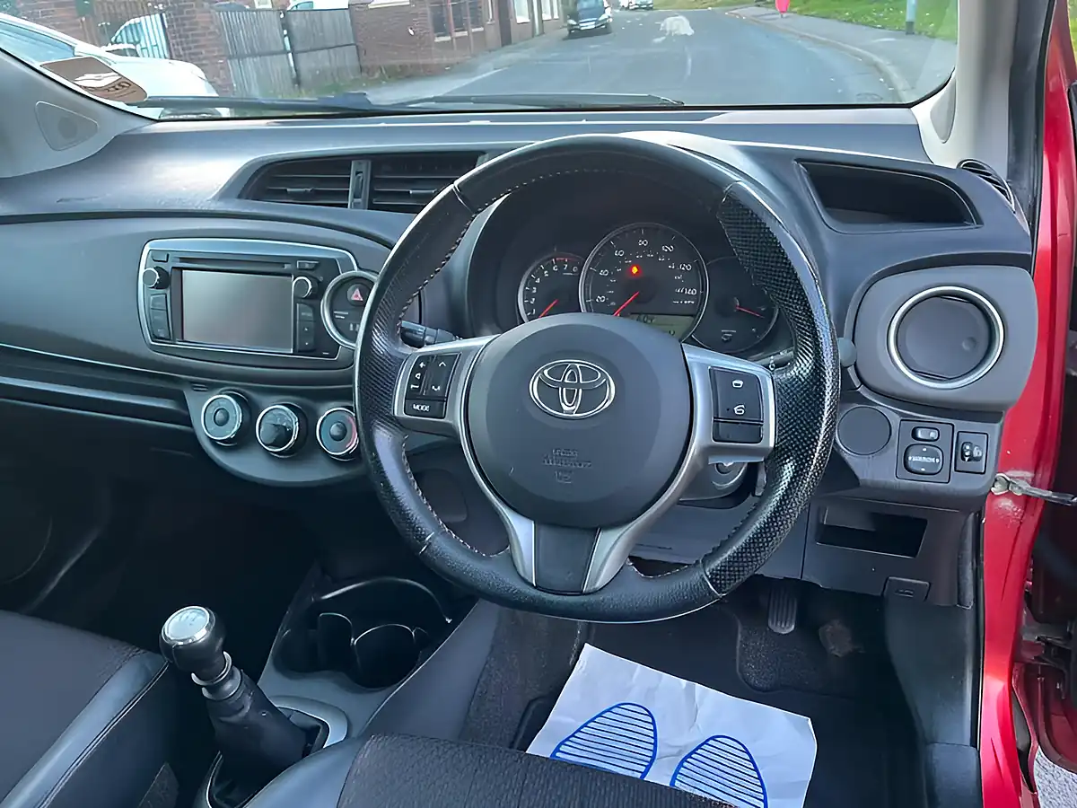 Used 2012 Toyota Yaris Sr Red - Interior and Exterior details 12