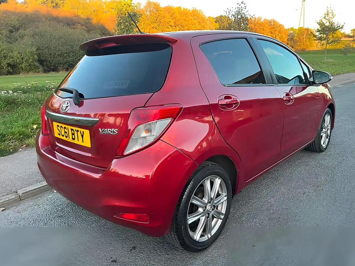 Used 2012 Toyota Yaris Sr Red - Interior and Exterior details 2