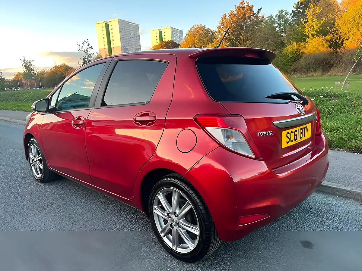 Used 2012 Toyota Yaris Sr Red - Interior and Exterior details 3
