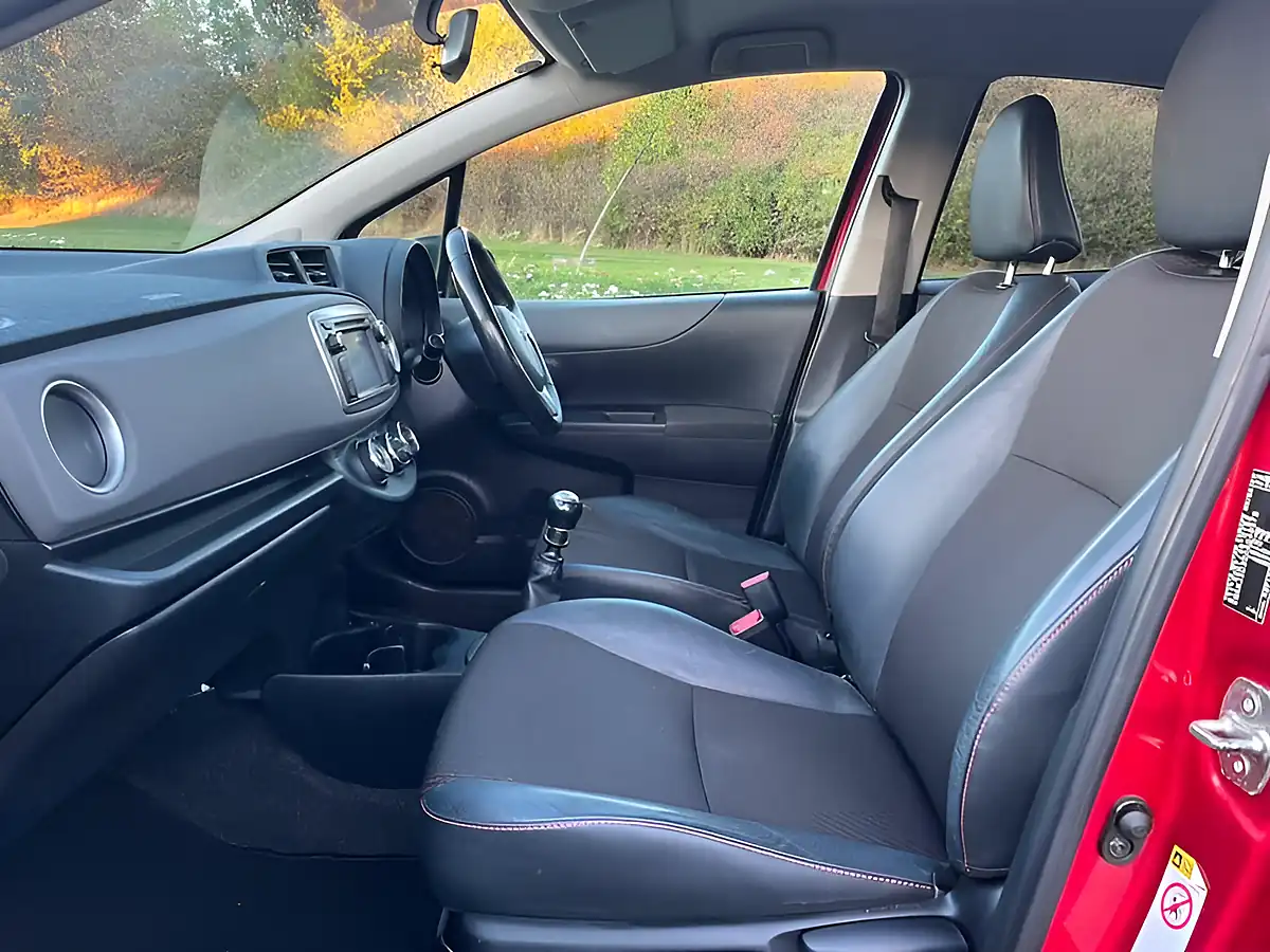 Used 2012 Toyota Yaris Sr Red - Interior and Exterior details 6