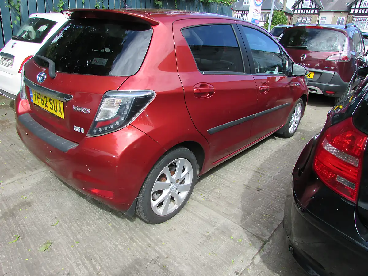 Used 2012 Toyota Yaris T Spirit Red - Interior and Exterior details 6