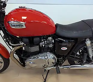 Used 2012 Triumph Bonneville S Orange - Interior and Exterior details 20