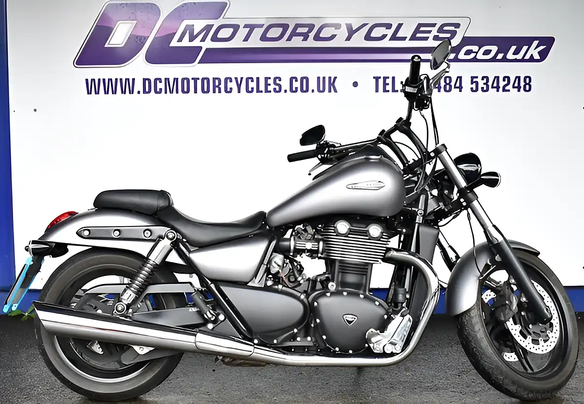 Used 2012 Triumph Thunderbird 1700 Custom Cruiser Matte Graphite - Front View
