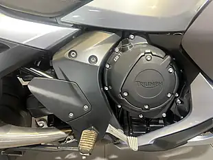 Used 2012 Triumph Trophy Se Light Blue Metallic - Interior and Exterior details 11