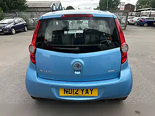Used 2012 Vauxhall Agila S Blue - Interior and Exterior details 11