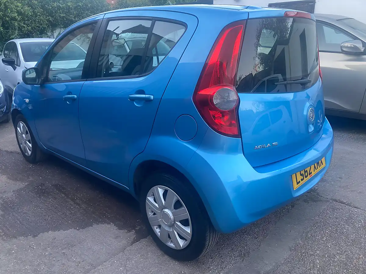 Used 2012 Vauxhall Agila S Blue - Interior and Exterior details 4