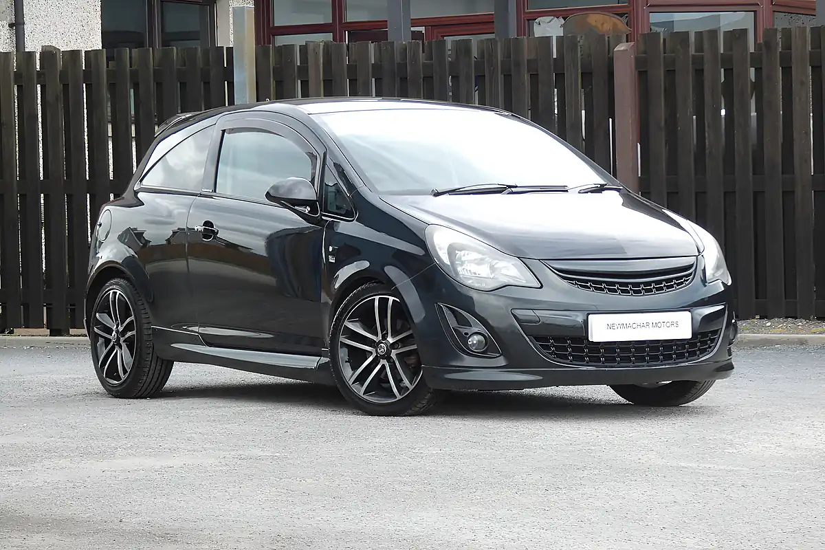 Used 2012 Vauxhall Corsa Black Edition Black - Front View