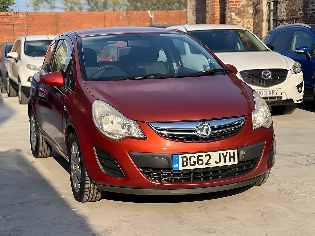 Used 2012 Vauxhall Corsa Exclusiv Orange - Front View
