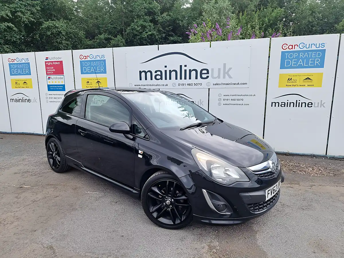 Used 2012 Vauxhall Corsa Limited Edition Black - Front View