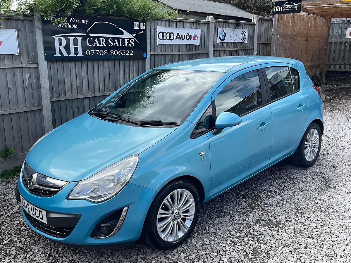 Used 2012 Vauxhall Corsa Se Blue - Front View