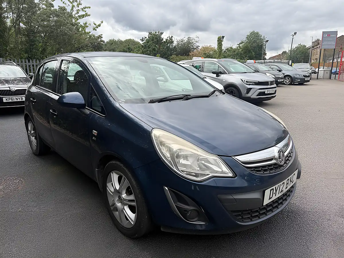 Used 2012 Vauxhall Corsa Se Blue - Front View