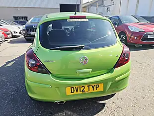 Used 2012 Vauxhall Corsa Sxi Green - Interior and Exterior details 4