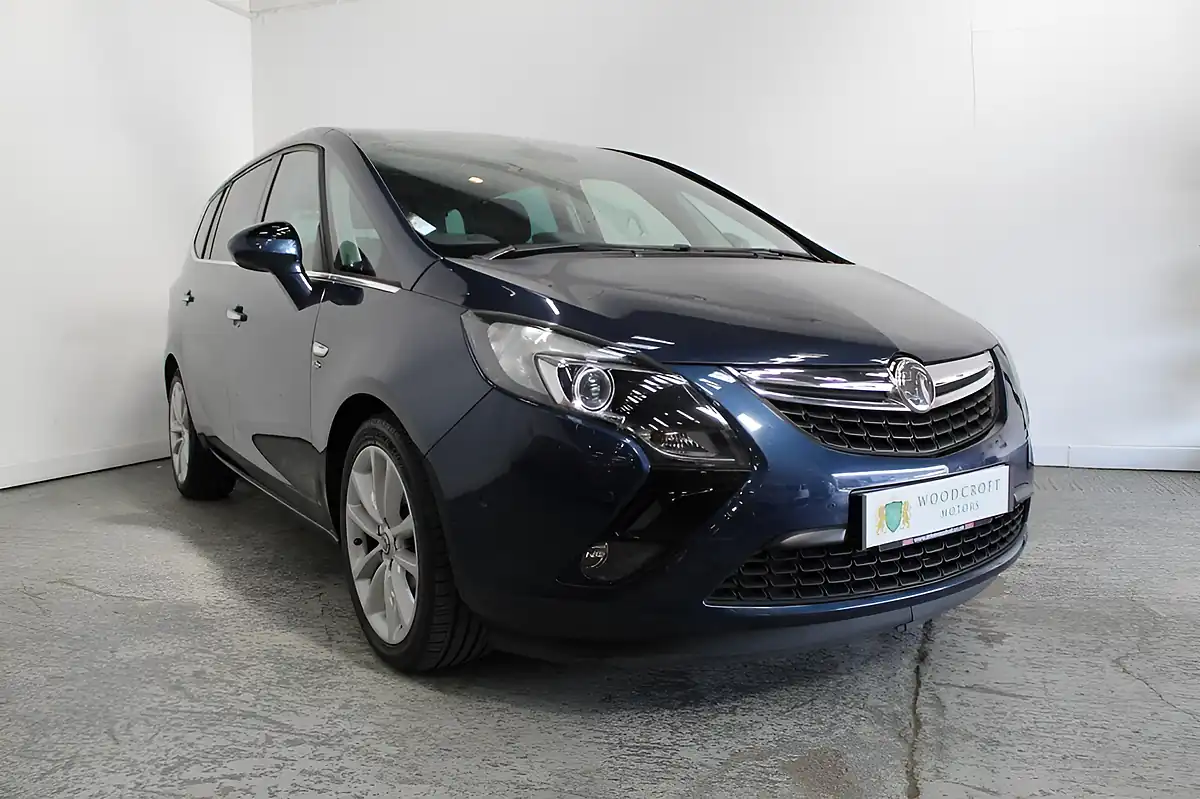 Used 2012 Vauxhall Zafira Tourer Elite Blue - Front View