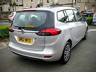 Used 2012 Vauxhall Zafira Tourer Ex Metallic Silver - Interior and Exterior details 7