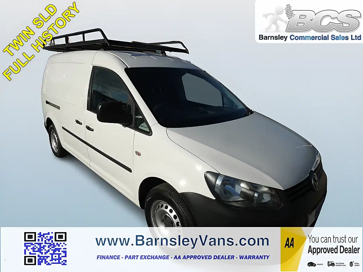 Used 2012 Volkswagen Caddy Maxi C20 Maxi White - Front View