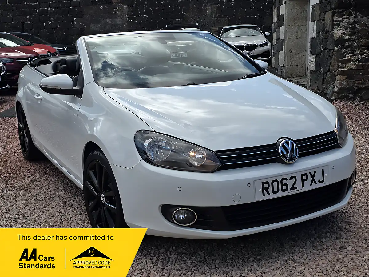 Used 2012 Volkswagen Golf GT Cabriolet White - Front View