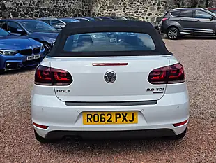 Used 2012 Volkswagen Golf GT Cabriolet White - Interior and Exterior details 11