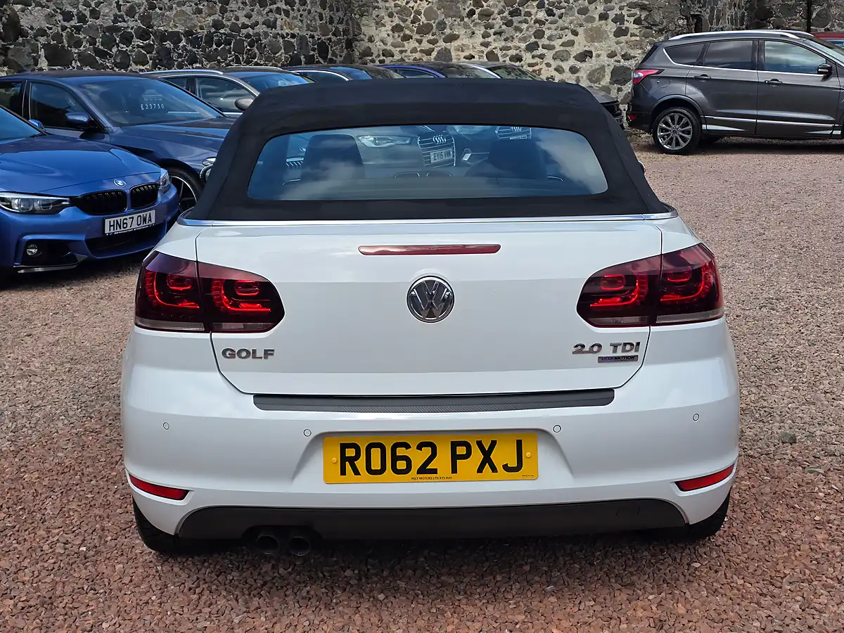Used 2012 Volkswagen Golf GT Cabriolet White - Interior and Exterior details 11