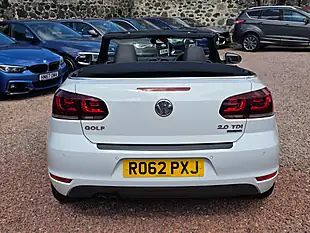 Used 2012 Volkswagen Golf GT Cabriolet White - Interior and Exterior details 12