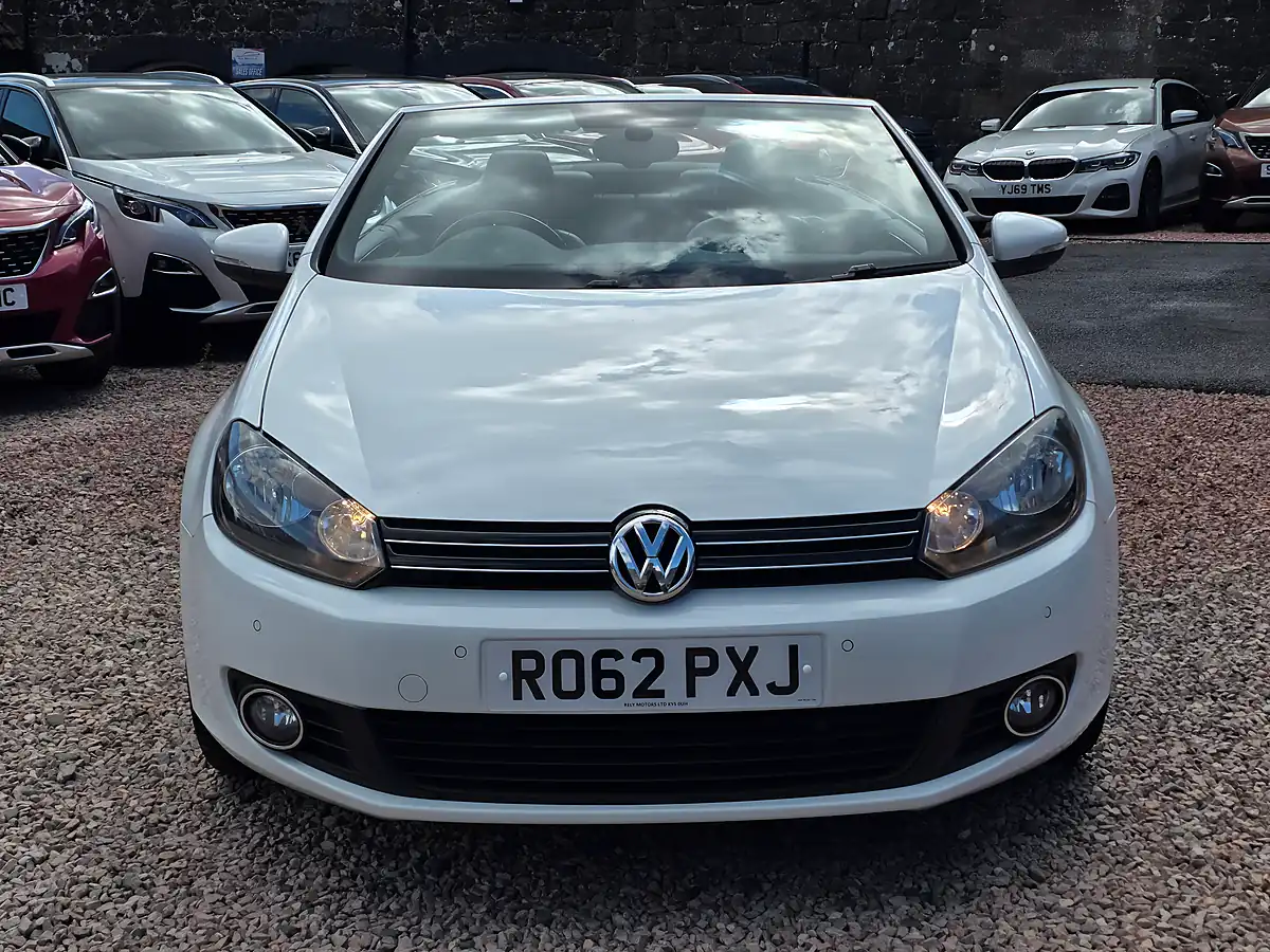 Used 2012 Volkswagen Golf GT Cabriolet White - Interior and Exterior details 3