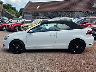 Used 2012 Volkswagen Golf GT Cabriolet White - Interior and Exterior details 8