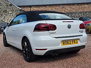 Used 2012 Volkswagen Golf GT Cabriolet White - Interior and Exterior details 9