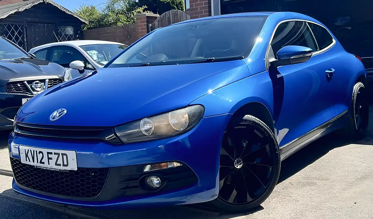 Used 2012 Volkswagen Scirocco GT Electric Metallic Blue - Interior and Exterior details 2