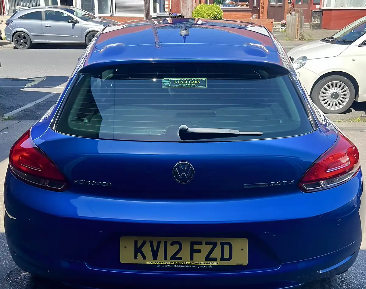 Used 2012 Volkswagen Scirocco GT Electric Metallic Blue - Interior and Exterior details 7