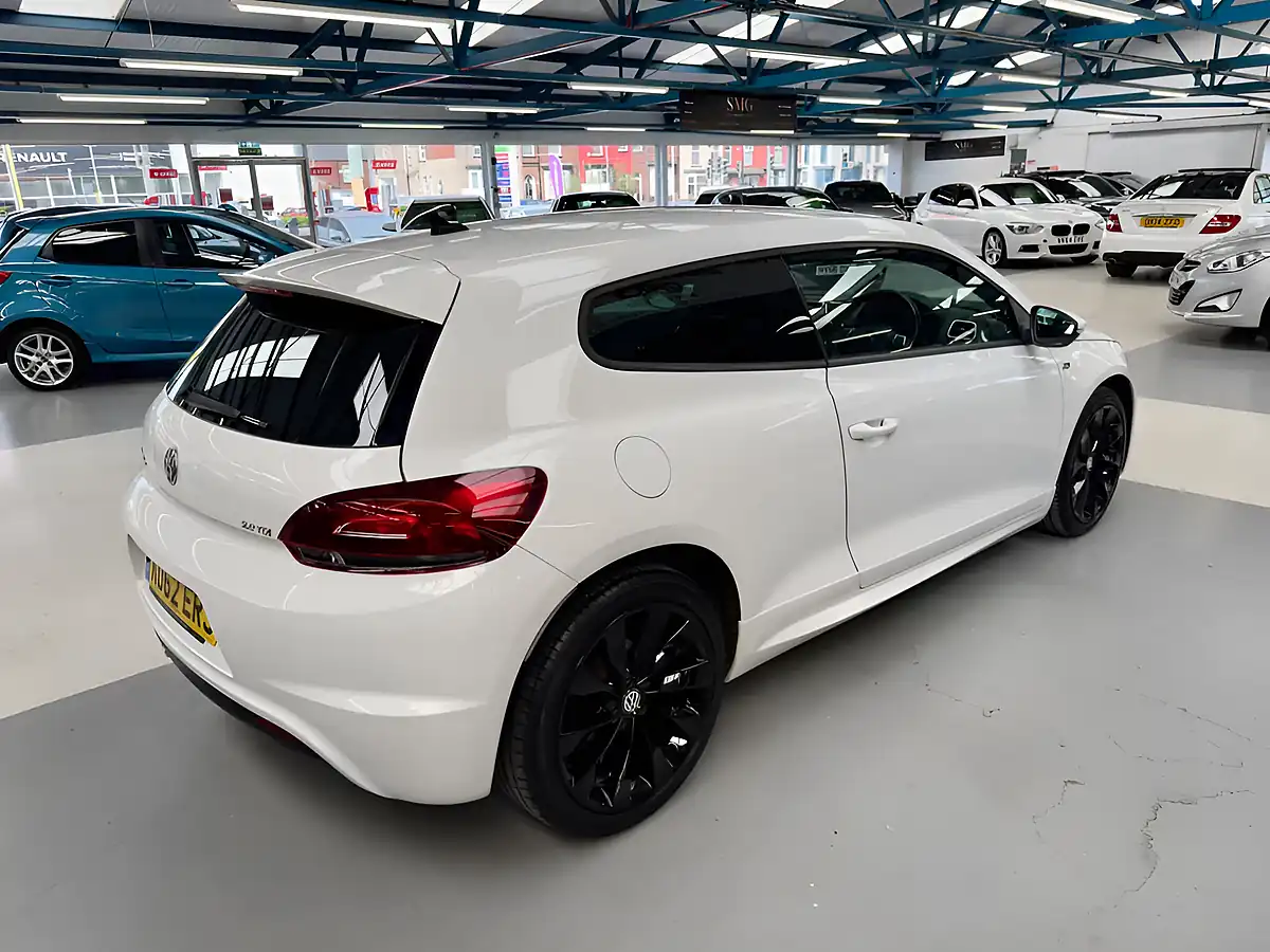 Used 2012 Volkswagen Scirocco R-Line White - Interior and Exterior details 11