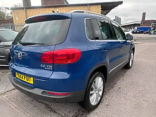 Used 2012 Volkswagen Tiguan Sport Blue - Interior and Exterior details 3
