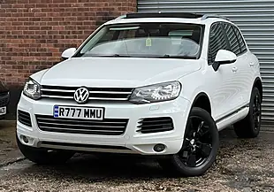 Used 2012 Volkswagen Touareg Se White - Interior and Exterior details 2