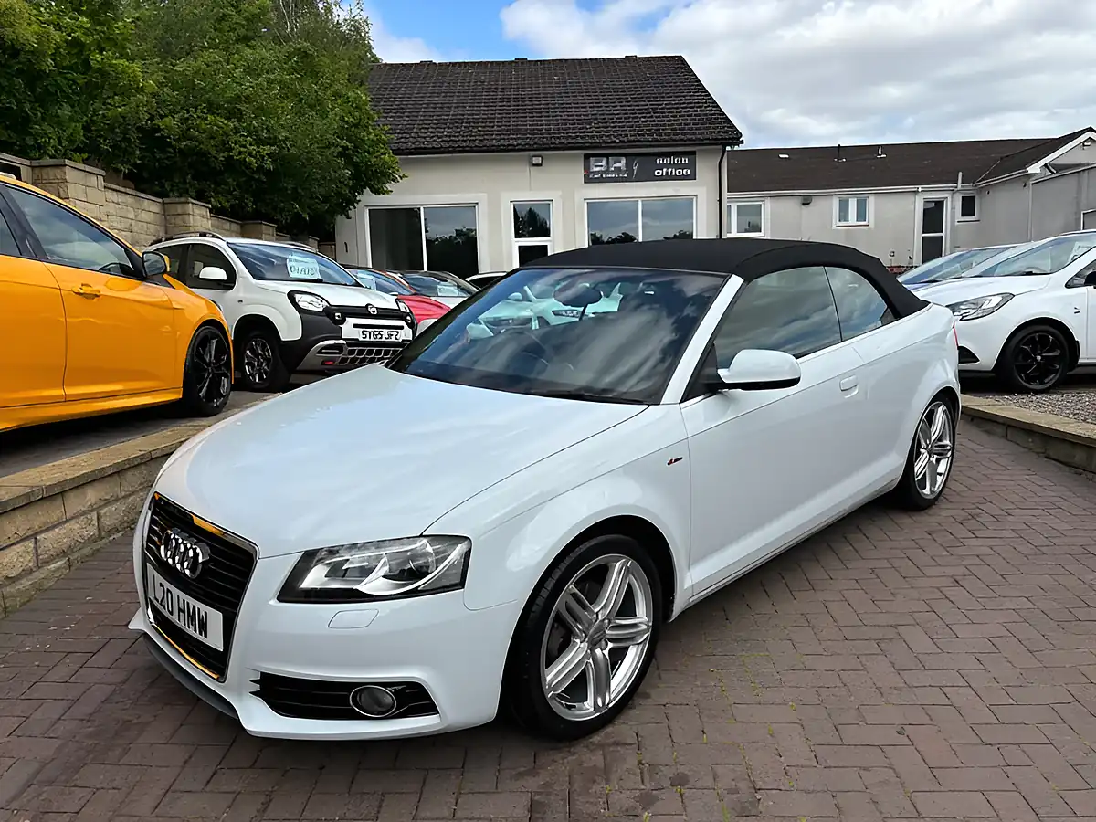 Used 2013 Audi A3 Cabriolet S Line Final Edition White - Front View