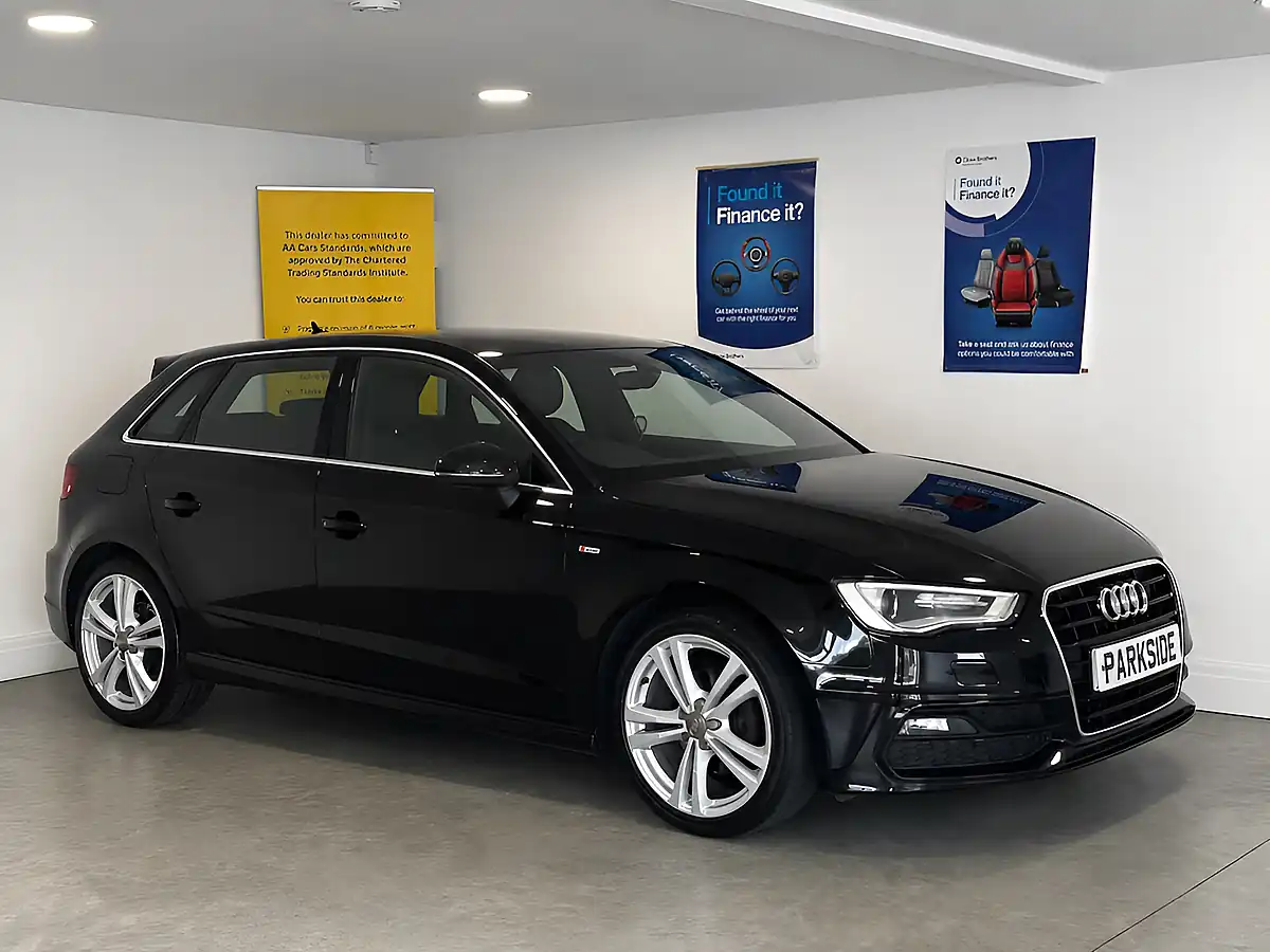 Used 2013 Audi A3 S Line Black - Front View
