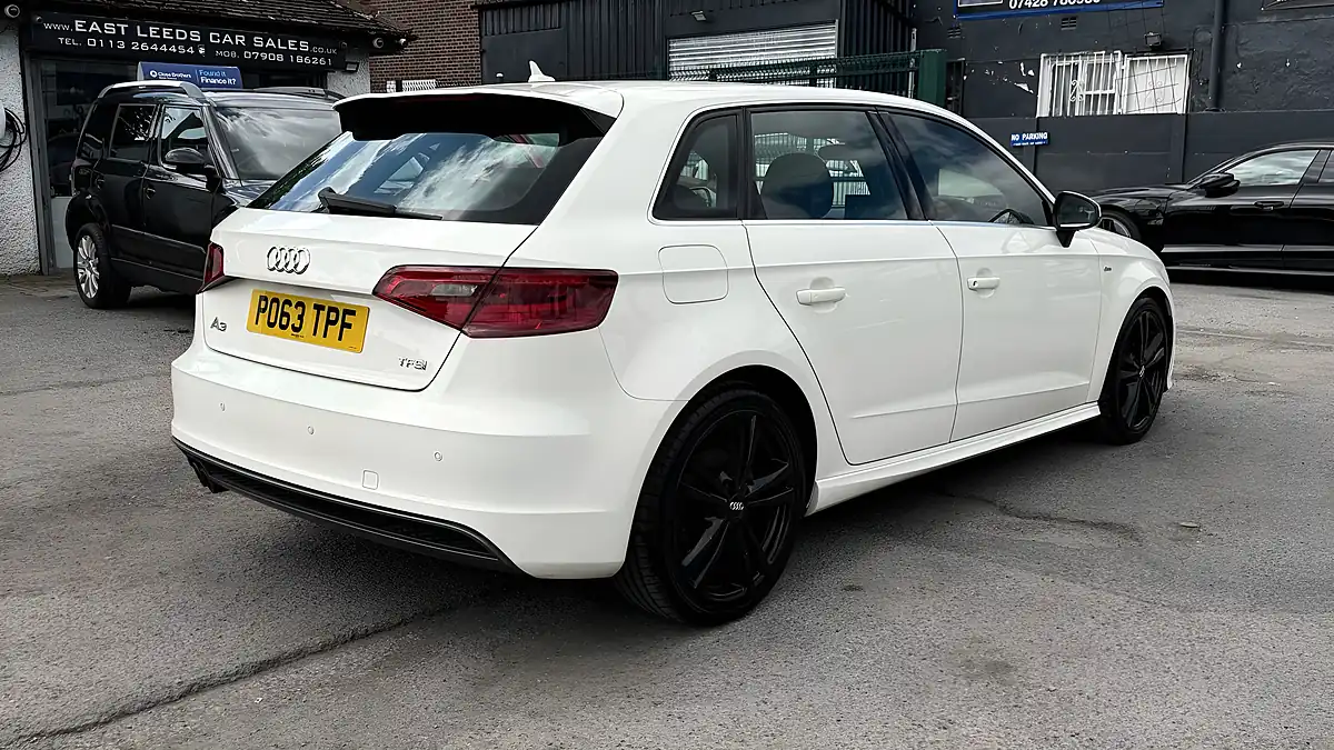Used 2013 Audi A3 S Line Sportback White - Interior and Exterior details 3