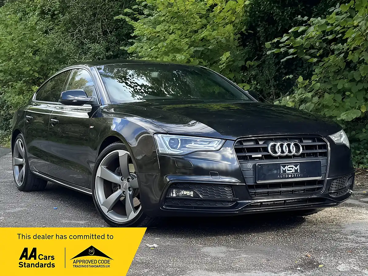 Used 2013 Audi A5 Black Edition Sportback Black - Front View