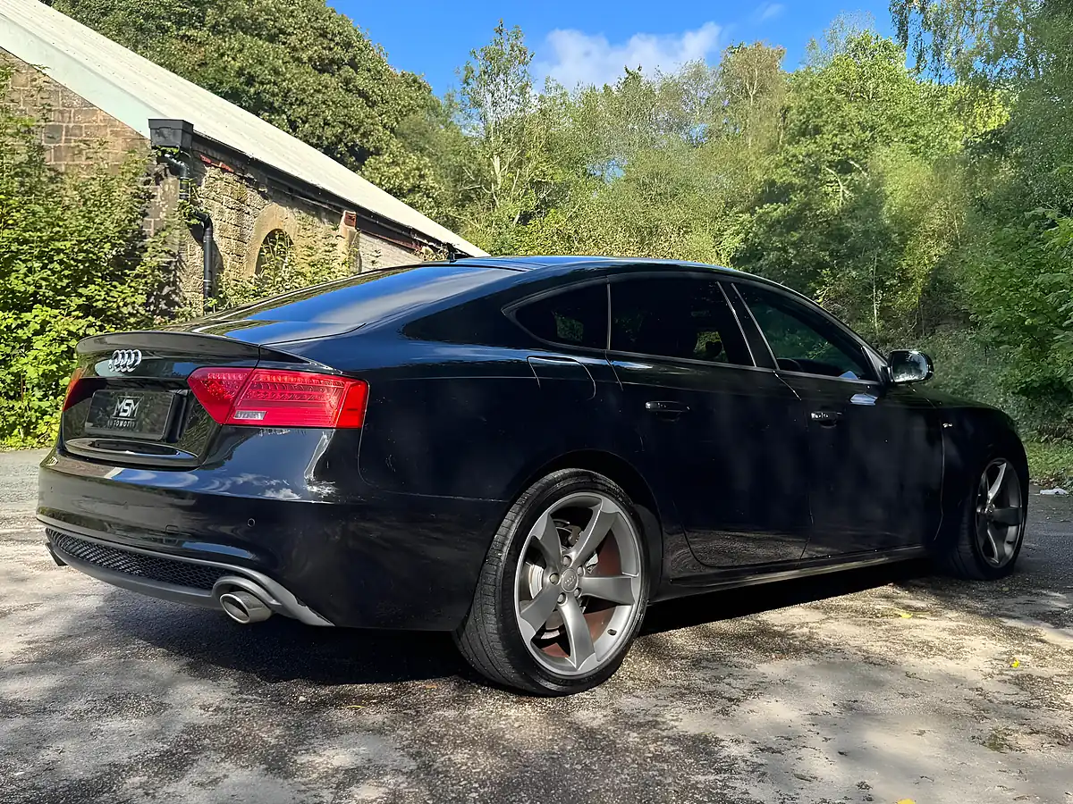 Used 2013 Audi A5 Black Edition Sportback Black - Interior and Exterior details 14