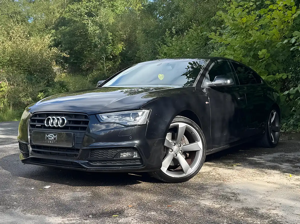 Used 2013 Audi A5 Black Edition Sportback Black - Interior and Exterior details 4