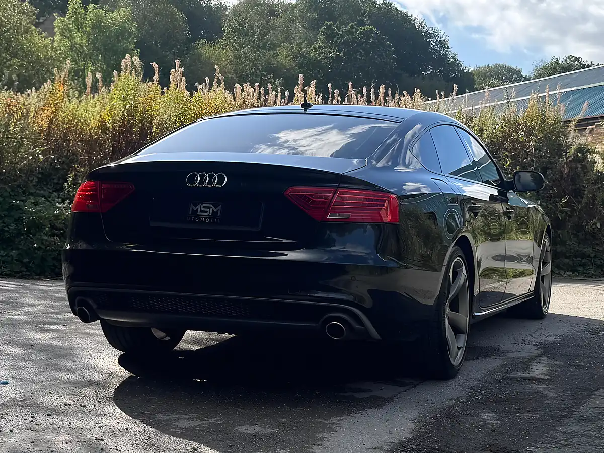 Used 2013 Audi A5 Black Edition Sportback Black - Interior and Exterior details 9